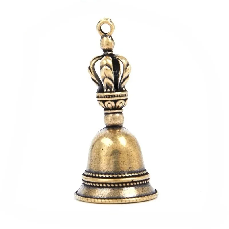 Cloche en laiton moulée sous pression, artisanat, bouton de voiture, cloche à vent, cloche de noël en Bronze, cadeau créatif, accessoires de décoration pour la maison