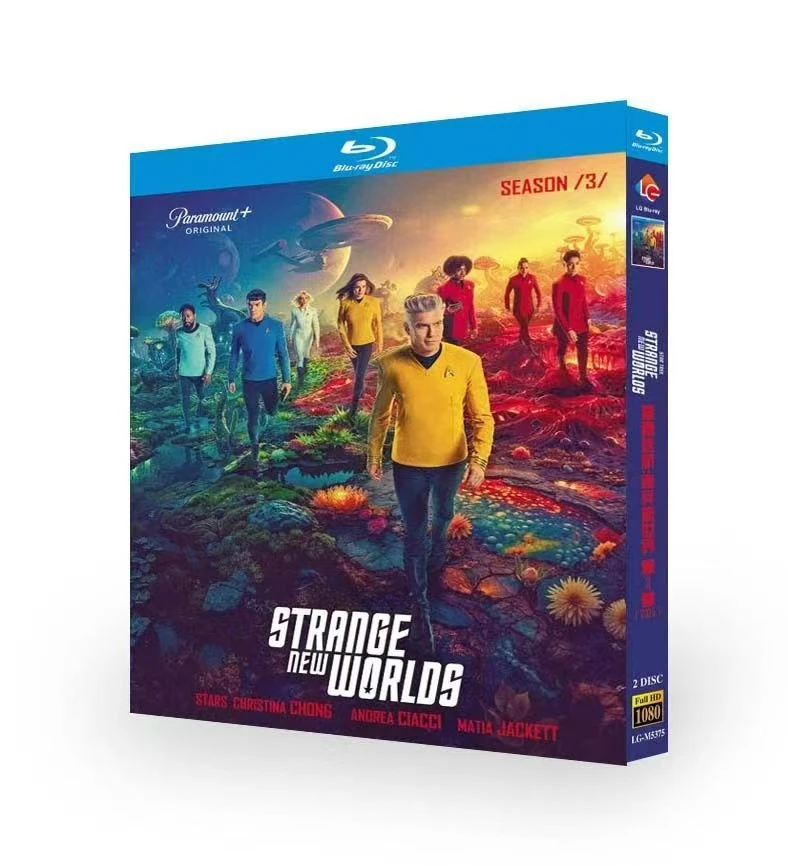 Stars Treks : Strange New Worlds Saison 3 (2025) Blu-ray BD 2 disques Nouvel coffret scellé