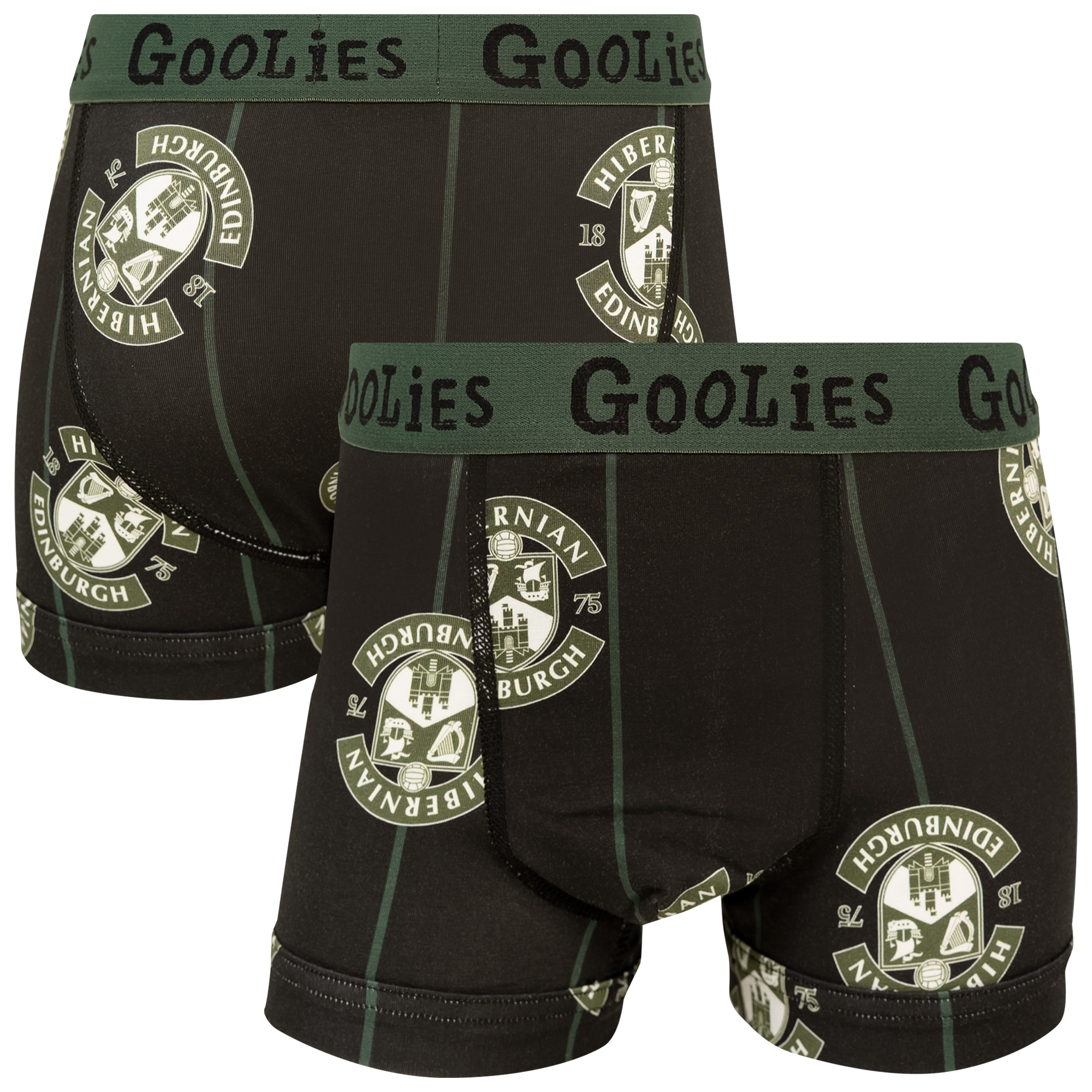 Hibernian Oddballs Ausweich-Boxershorts – Schwarz – Kinder Image