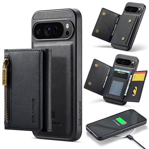 telefono Custodia Per Google Pixel 10 Pro XL Pixel 10 Pro Pixel 9 Pro Pixel 9 Pro XL Pixel 8 Pro Pixel 8 Pixel 9 Copertura Posteriore Resistente agli urti Retrò TPU PC Pelle PU