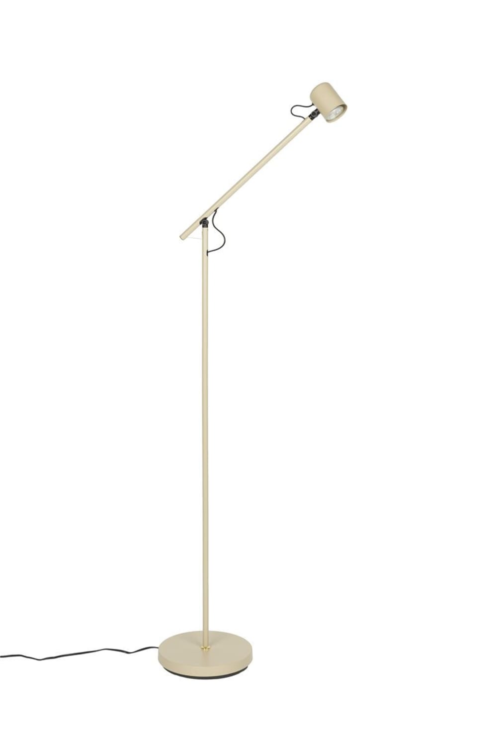 Lampadaire design en métal beige