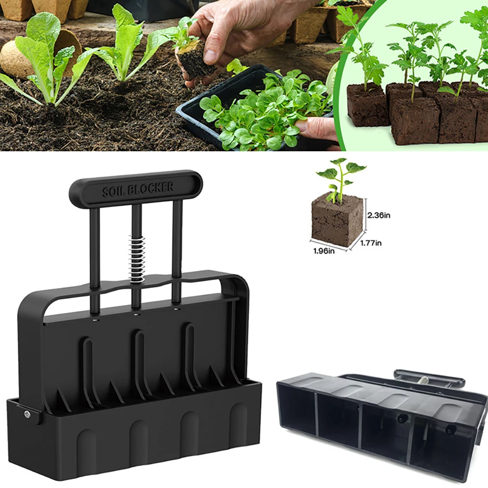 1pc Handheld Boden Werkzeug Sämling Boden Blocker Wiederverwendbare Zeitersparnis Umweltfreundliche Garten Zubehör Spezielle Werkzeuge Image