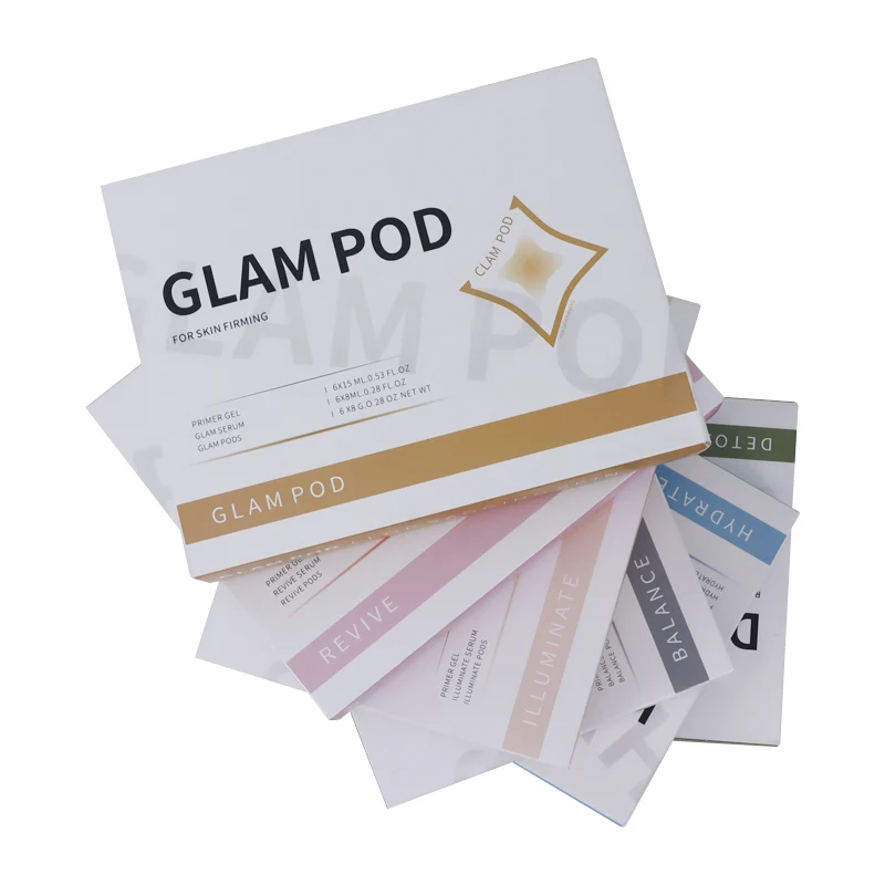 CO2 Pod Glam Pod für Bubble Facial Machine Facial Spa Revive Pods für Aqua Facial Machine Hautpflege CO2 Serum Gels Glam Pod Image