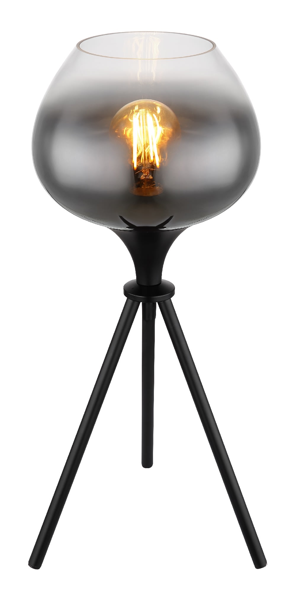 Lampe à poser métal noir mat, 45cm