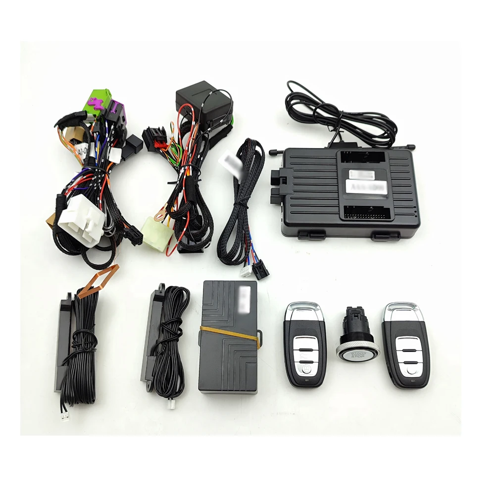 Bluetooth-Telefonsteuerung für Audi A4/Q5/S5/A5 2009–2017, ohne Druckknopf, Push-Start-Fernstart-System, schlüsselloser Zugang Image