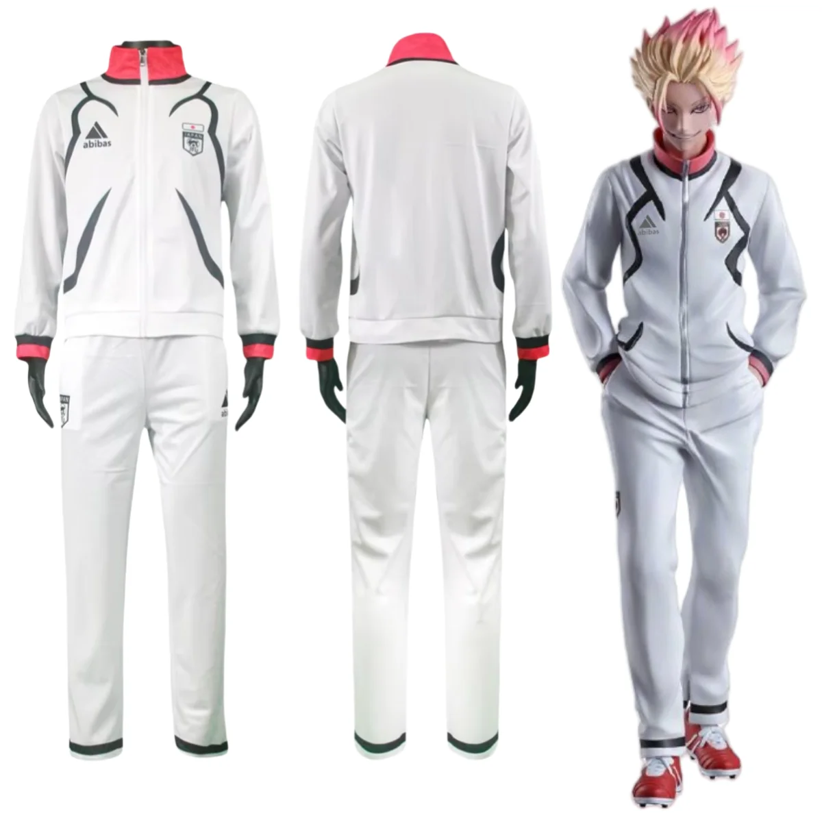 Anime Blue Lock Shidou Jacke Cosplay Kostüme Sae Japan Team Mantel Aiku Fußball Mantel Herren Sportswear Halloween Party Kostüm Image