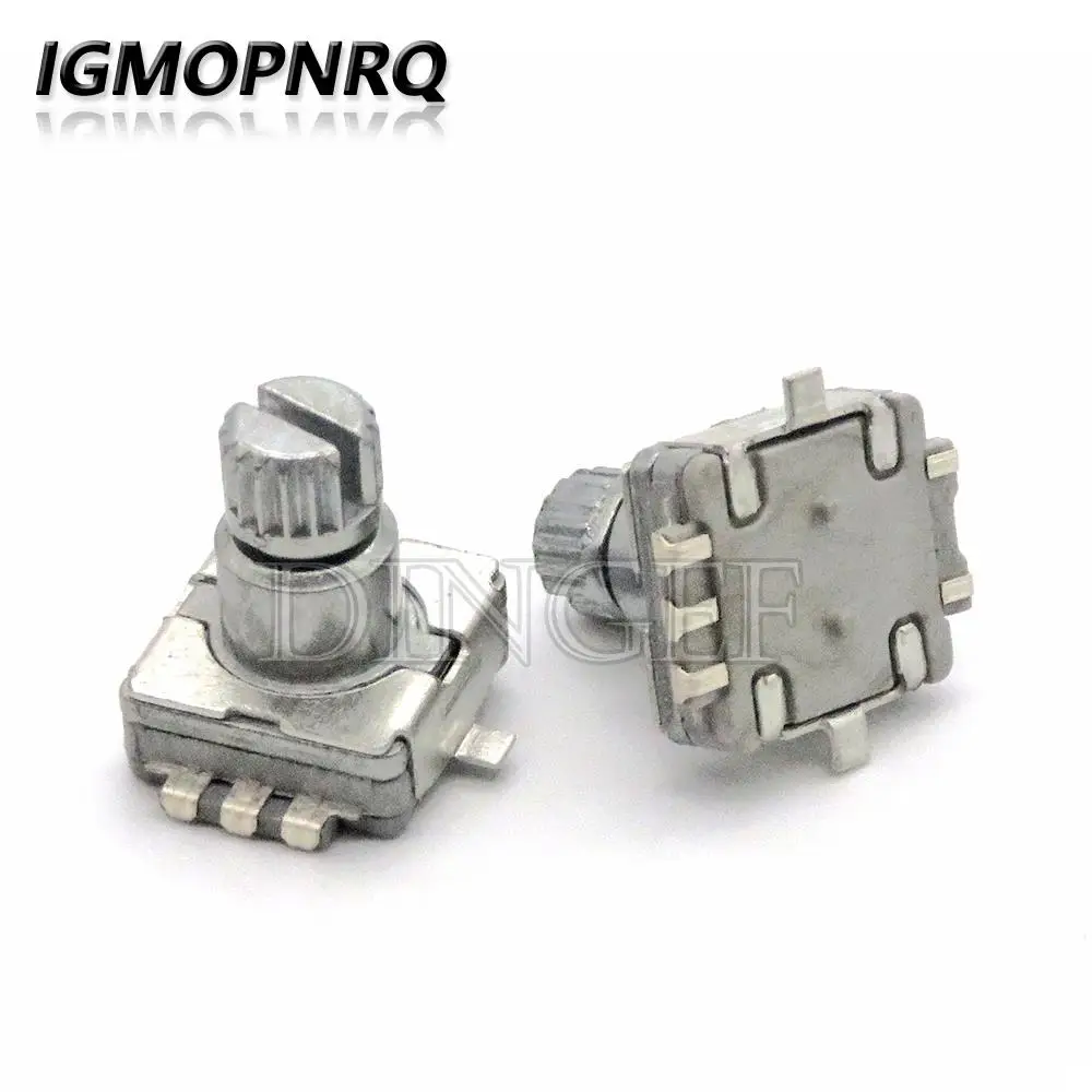 5 TEILE/LOS Drehgeber Schalter EC11 Mit Push-Schalter 5Pin SMD Typ Griff Länge 10MM Pflaume Welle Image