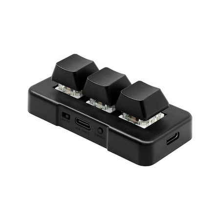 RGB 3 Keys Mini Keypad Programming Macro Keyboard Type-C Custom Gaming Keyboard