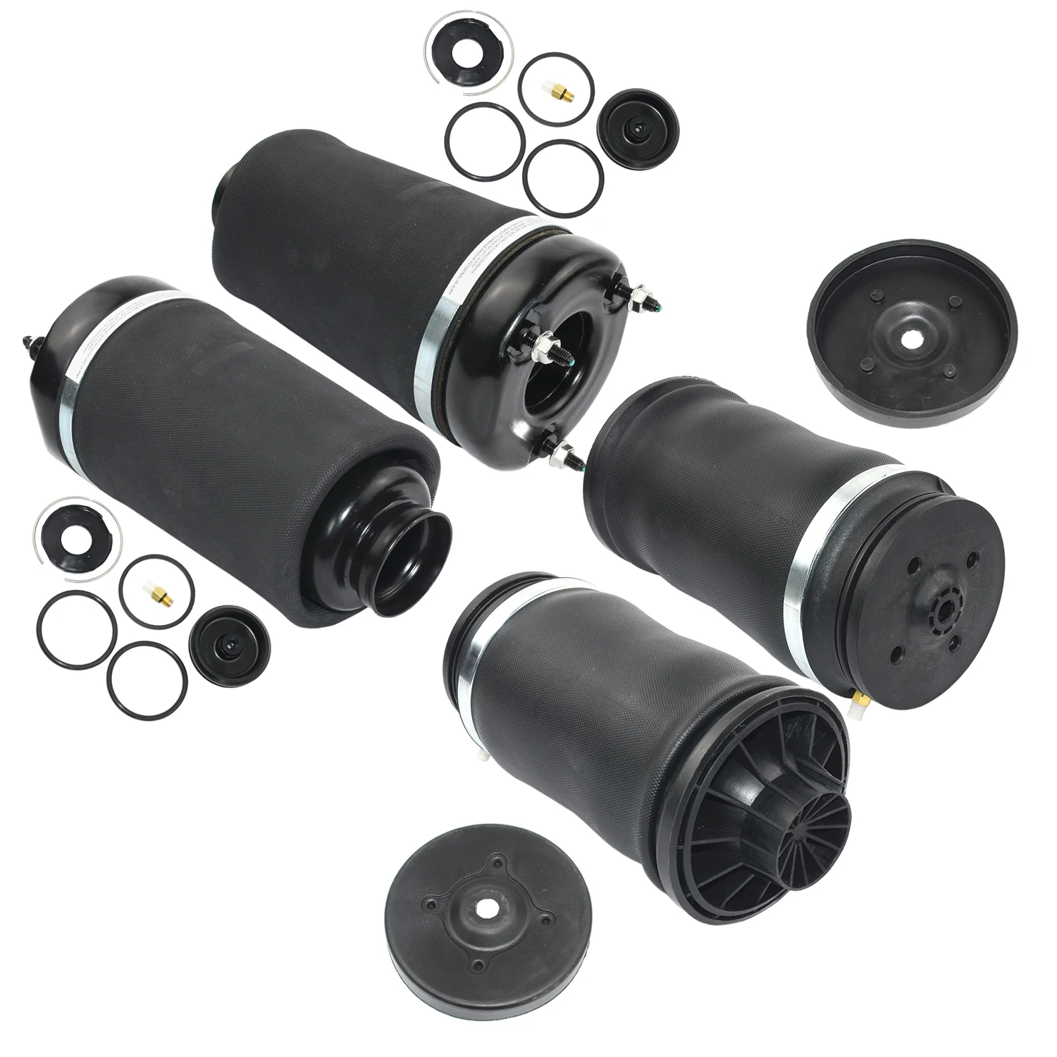 AP02 Per Mercedes-Benz ML/GL X164 W164 Nuova coppia di borse a molla per sospensioni pneumatiche anteriori + posteriori 1643202213 1643204513