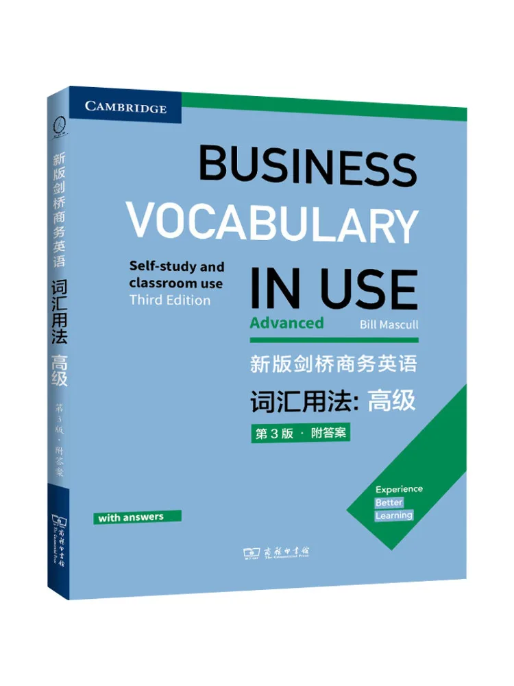 Book-Winshare Neue Version von Cambridge Business English Vocabulary Usage, edle 3. Auflage mit Antworten Image