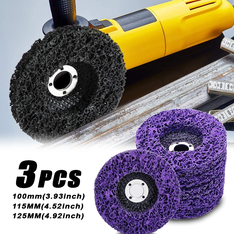 3 stücke Diamant Schleifen Rad Flip Disc Schleifen Werkzeuge Rost Entfernung Polieren Rad Winkel Grinder Zubehör 100/115/125mm Image