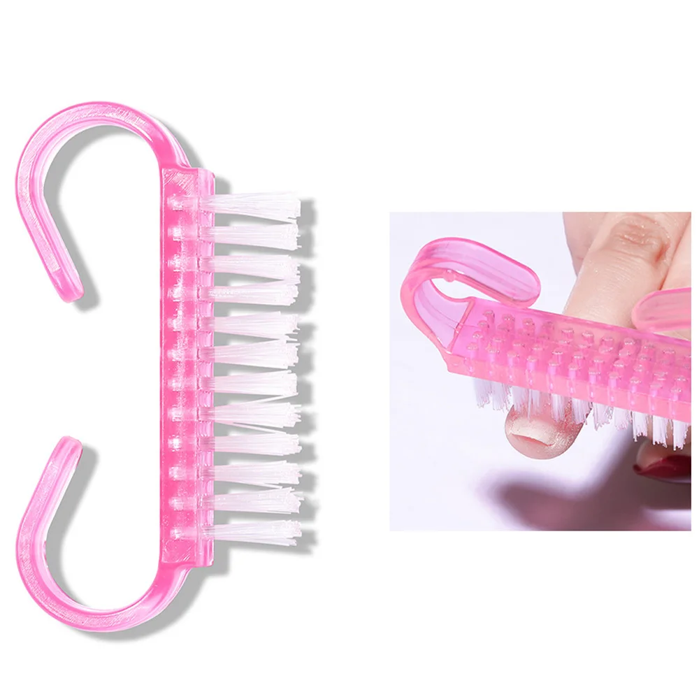 LINMANDA Nagelbürsten zum Reinigen von Fingernägeln, Griff, Nagelschrubber, Pinsel, Maniküre-Werkzeuge, Scheuerbürsten-Set, Zehennagelbürste Image