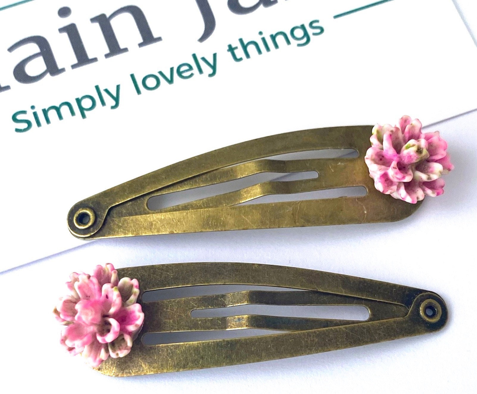 Fermagli per capelli Midsummer Night's Bloom x2 - Fermagli per capelli a forma di fiore - Fermagli per capelli a forma di fiore - Fermagli per capelli