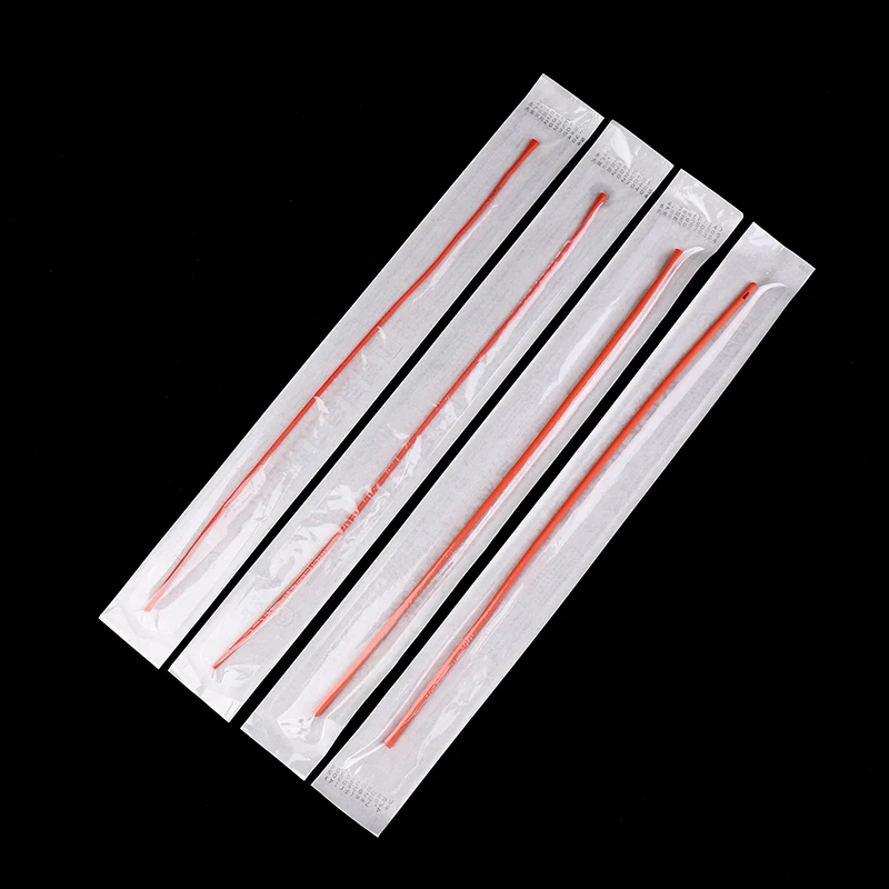 20 Stück Einweg-Rotkatheter Urin Medizinische Sterilisation In In Inkontinentie Home Care Latex Foley Katheter 38 cm Image