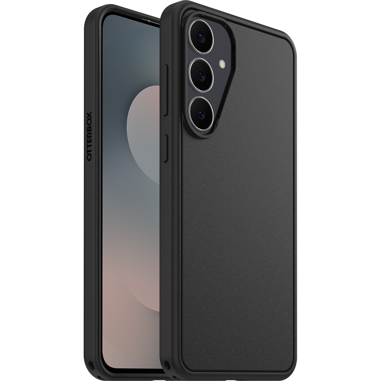 OTTERBOX Handyhülle "Symmetry Series Case für Samsung Galaxy S25 FE", schwarz, Samsung Galaxy S25 FE, Hüllen, Backcover, Schutzhülle, Handyschutzhülle, Case, Schutzcase, stoßfest