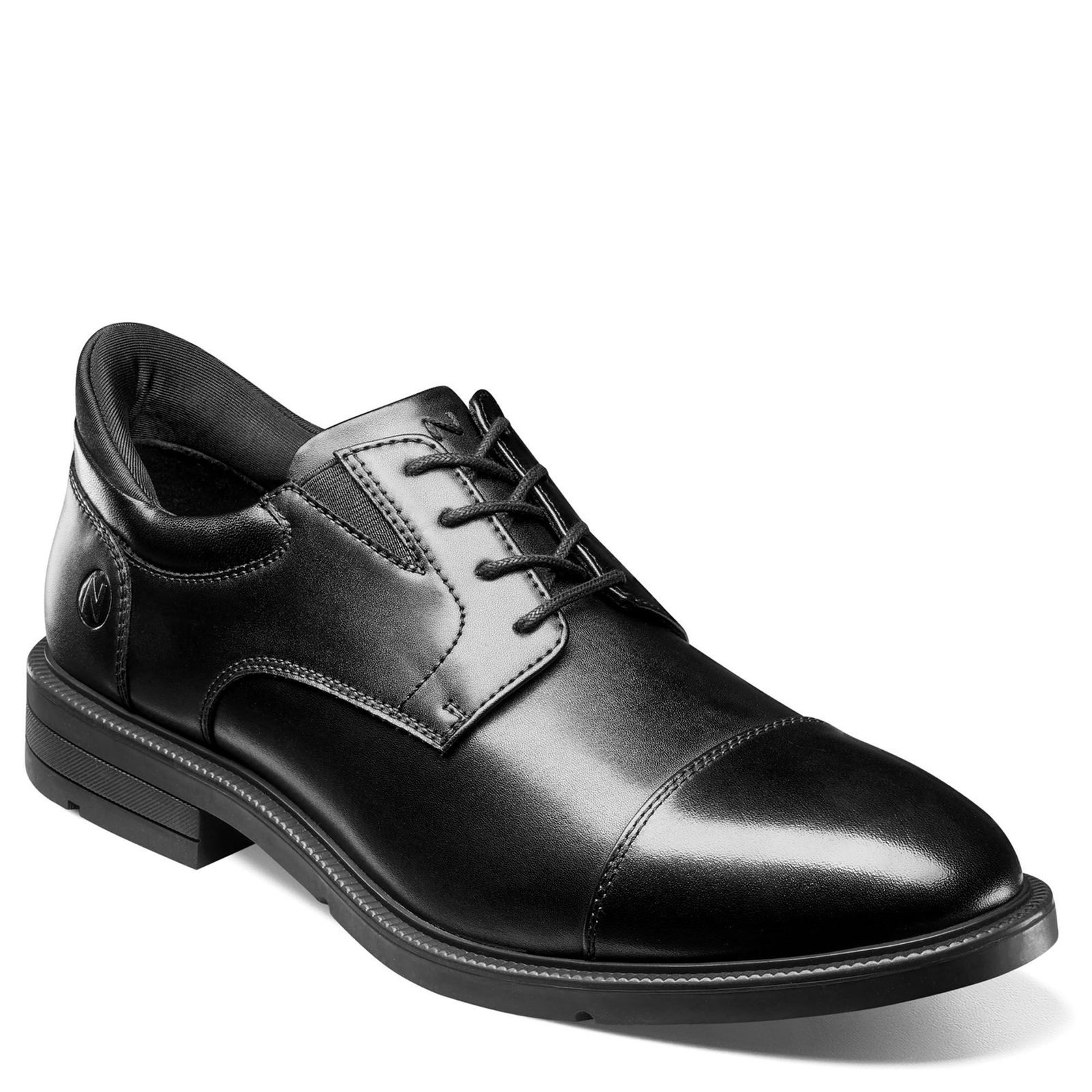 Nunn Bush Kore EZ Icon Cap Toe Oxford - Mens 10.5 Black Oxford XW