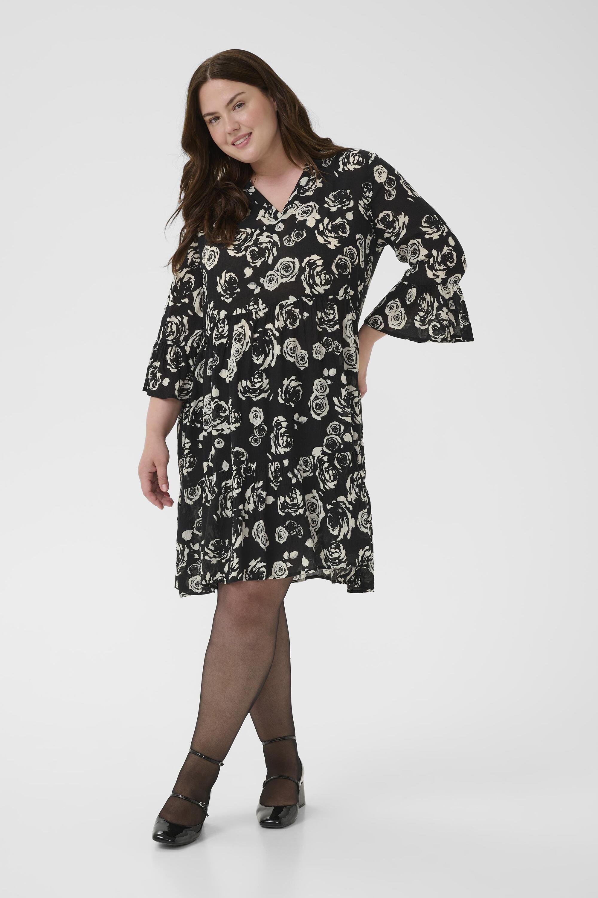 Kleid KCedina Kleid Regular fit black white Image