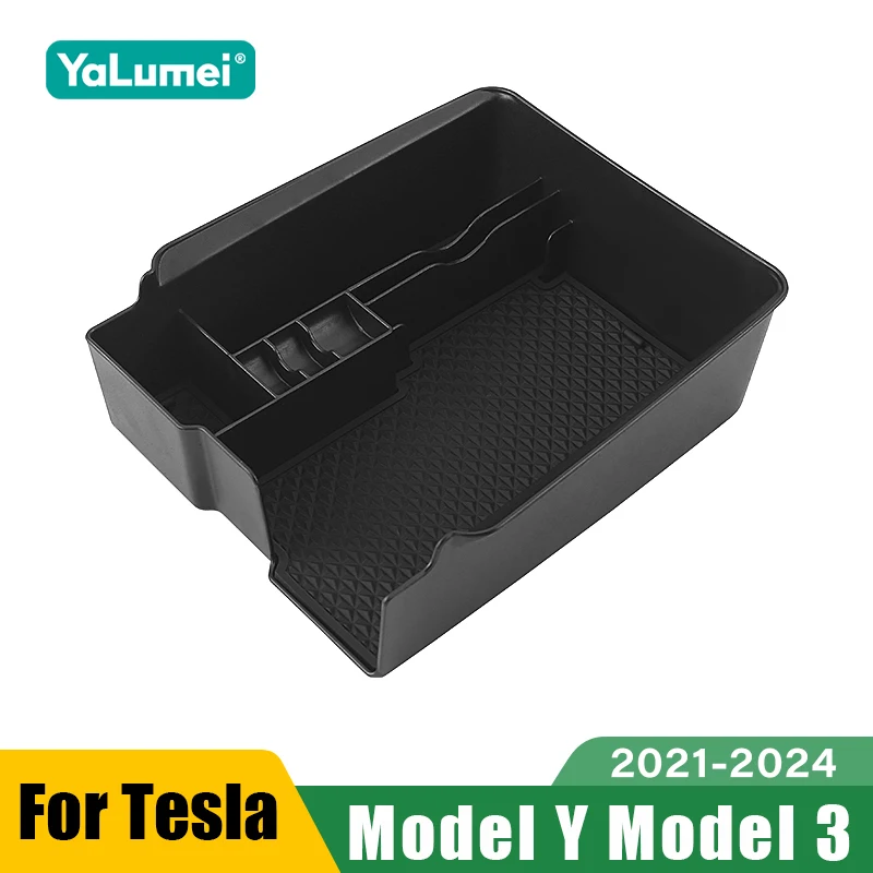 Für Tesla Modell Y Modell 3 2021 2022 2023 2024 Auto Zentrale Steuerung Armlehne Box Ablage Zubehör Image