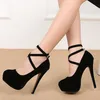 Comemore Striptease High Heel Schuhe auf Plattform lässig blau schwarz rot Frauen Stilettos Tanz Abend Party Pumps Größe 44 46