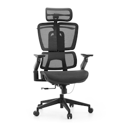 Bürostuhl / Chefsessel ERGO U2 PRO3 Sitz Netz / Rücken Netz schwarz hjh OFFICE Image