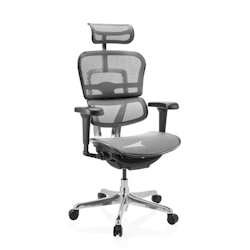 Bürostuhl / Chefsessel ERGOHUMAN ULTRA GEN2 Netzstoff grau hjh OFFICE Image