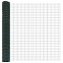 vidaXL Geschweißter Drahtzaun Grün 1,2 x 10 m Stahl Image