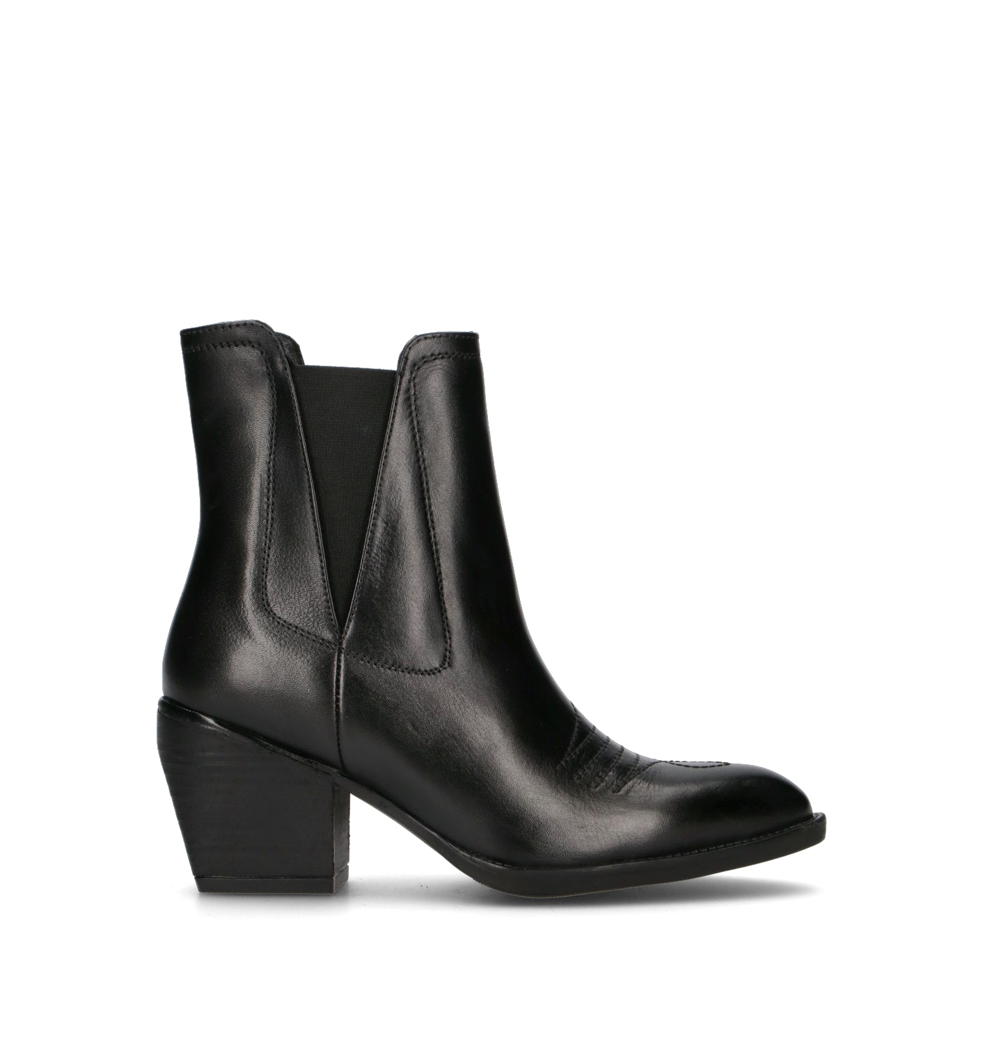 CAFÃ©NOIR Tronchetto donna nero in pelle