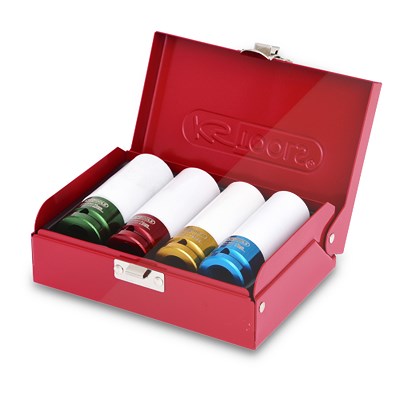 Ks Tools 1/2 Alu-Felgen Kraft-Stecknuss-Satz, 4-tlg [Hersteller-Nr. 515.1006]