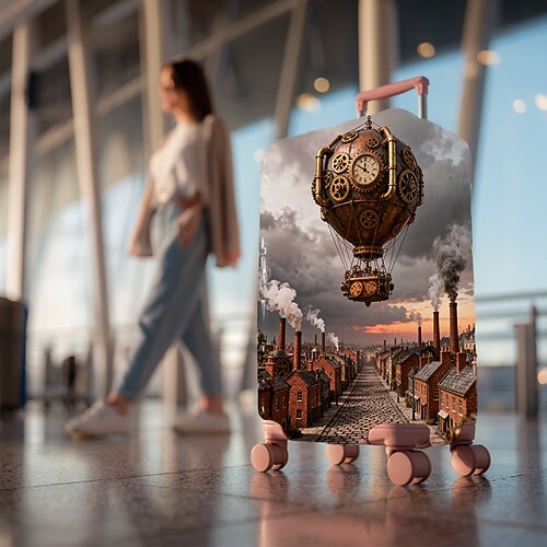 dehnbare Schutzhülle für Reisekoffer, wasserdicht, zum Schutz vor Staub und Kratzern Image