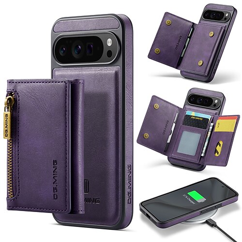 Handy Hülle Handyhüllen Für Google Pixel 10 Pro XL Pixel 10 Pro Pixel 9 Pro Pixel 9 Pro XL Pixel 8 Pro Pixel 8 Pixel 9 Rückseite Stoßfest Retro TPU PC PU-Leder