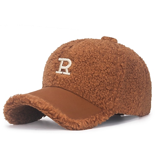 Per uomo Cappelli Invernali Cappello Invernale Caldo Berretto da baseball invernale con paraorecchie Cappellino da Baseball Invernale Nero Rosa Poliestere Pile Moda Moderno Contemporaneo
