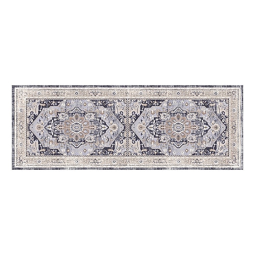 Bereichsteppich für Wohnzimmer und Schlafzimmer faltbar weich rutschfest dicker Imitations-Kaschmir runder Teppich Nachttischmatte waschbar Wohnkultur Teppich Image