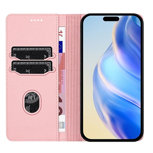 Handy Hülle Handyhüllen Für iPhone 17 Pro Max 17 Air 17 16 15 14 Pro Max Plus 13 Pro Max Mini Brieftaschenhülle Stoßfest Retro PU-Leder Image