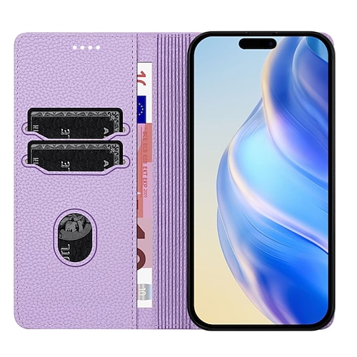 Handy Hülle Handyhüllen Für iPhone 17 Pro Max 17 Air 17 16 15 14 Pro Max Plus 13 Pro Max Mini Brieftaschenhülle Stoßfest Retro PU-Leder Image