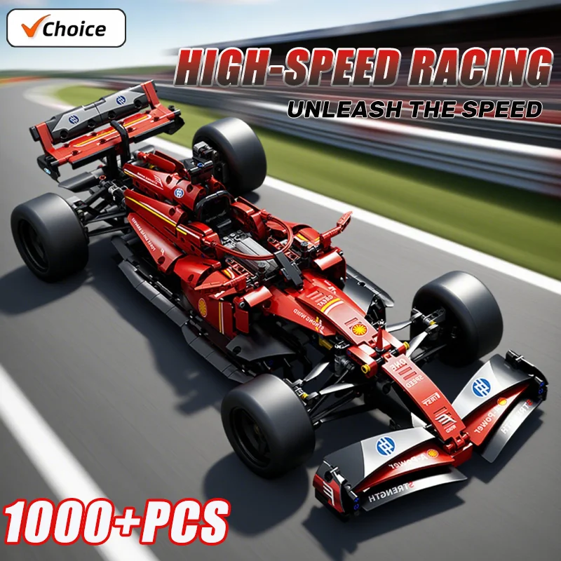 2026 Neue 1000 + PCS Technische Bausteine City Racing Serie DIY Pädagogisches Spielzeug Set Einzigartige Modell Montage Geschenk für Kinder jugendliche Image