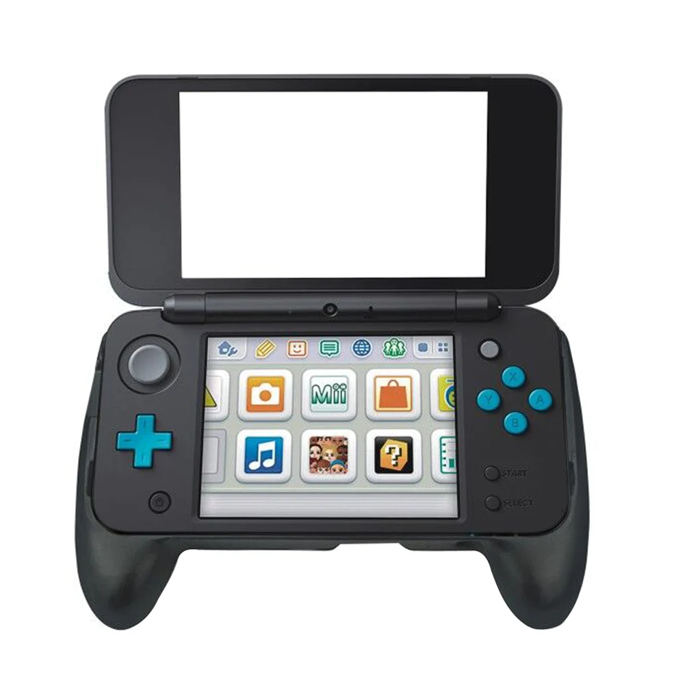 Schutzhülle aus ABS-Kunststoff, Joypad-Halterung, Schwarz, für Nintendo NEW 2DS LL 2DS XL-Konsole Image