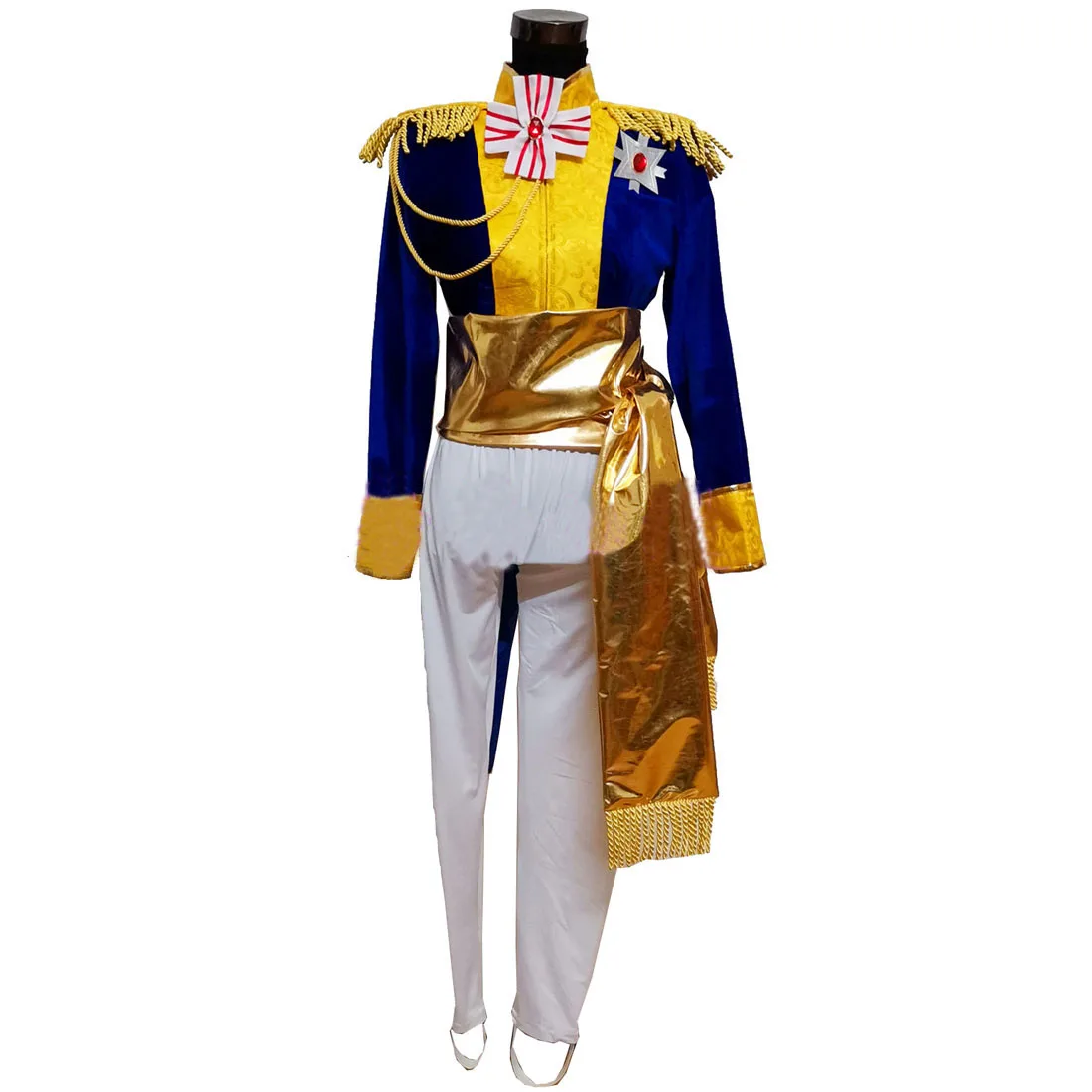 2025 Versailles Rose (Dame Oscar) Hochwertiges Hofkostüm, blaues Cosplay-Kostüm, neues Design Image