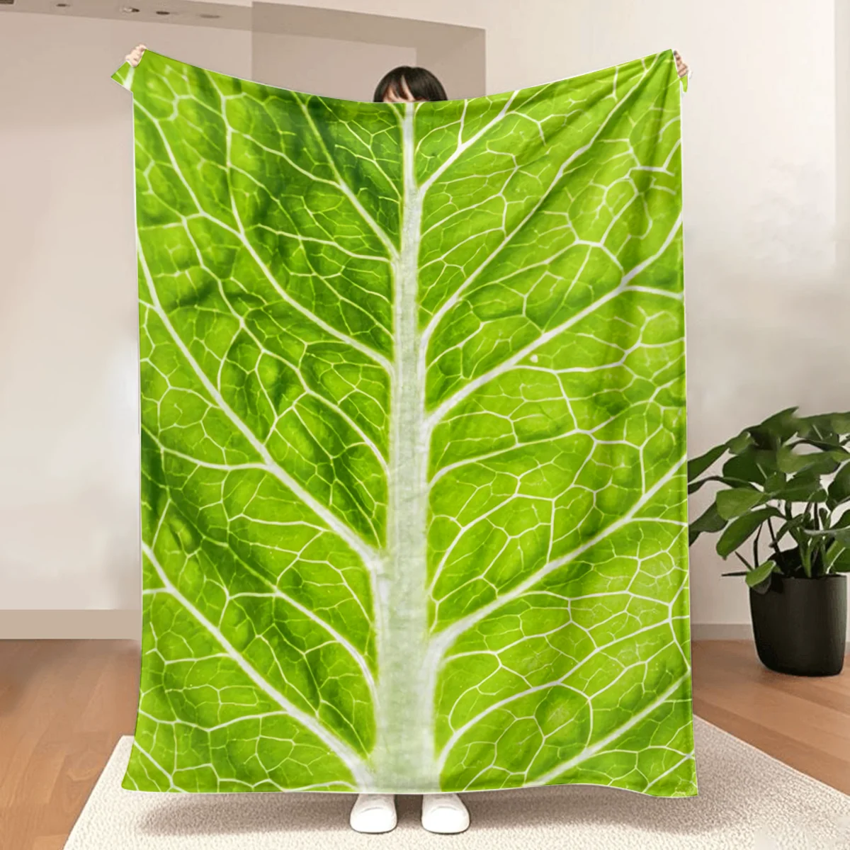 Food-Sla-Decke, gemütliche, weiche, leichte Flanell-Überwurfdecke für Bett, Sofa, Reisen, die ganze Saison über Image