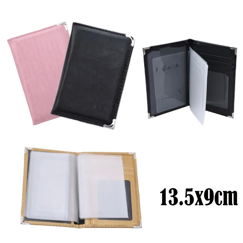 Housse rétro en cuir PU pour Documents de conduite automobile, porte-carte de crédit, sac pour permis de conduire automobile russe, étui portefeuille