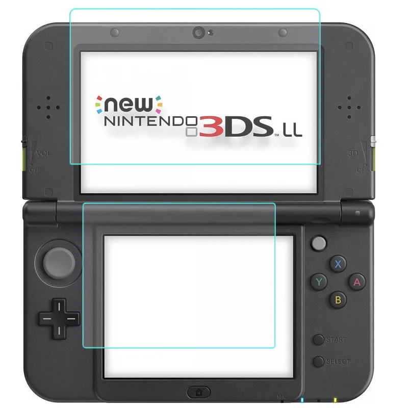 2 teile/satz Gehärtetes Glas für Nintendo Neue 3DS XL/LL 3DSXL/3DSLL Schutz Glas Screen Protector für 3DS XL Image