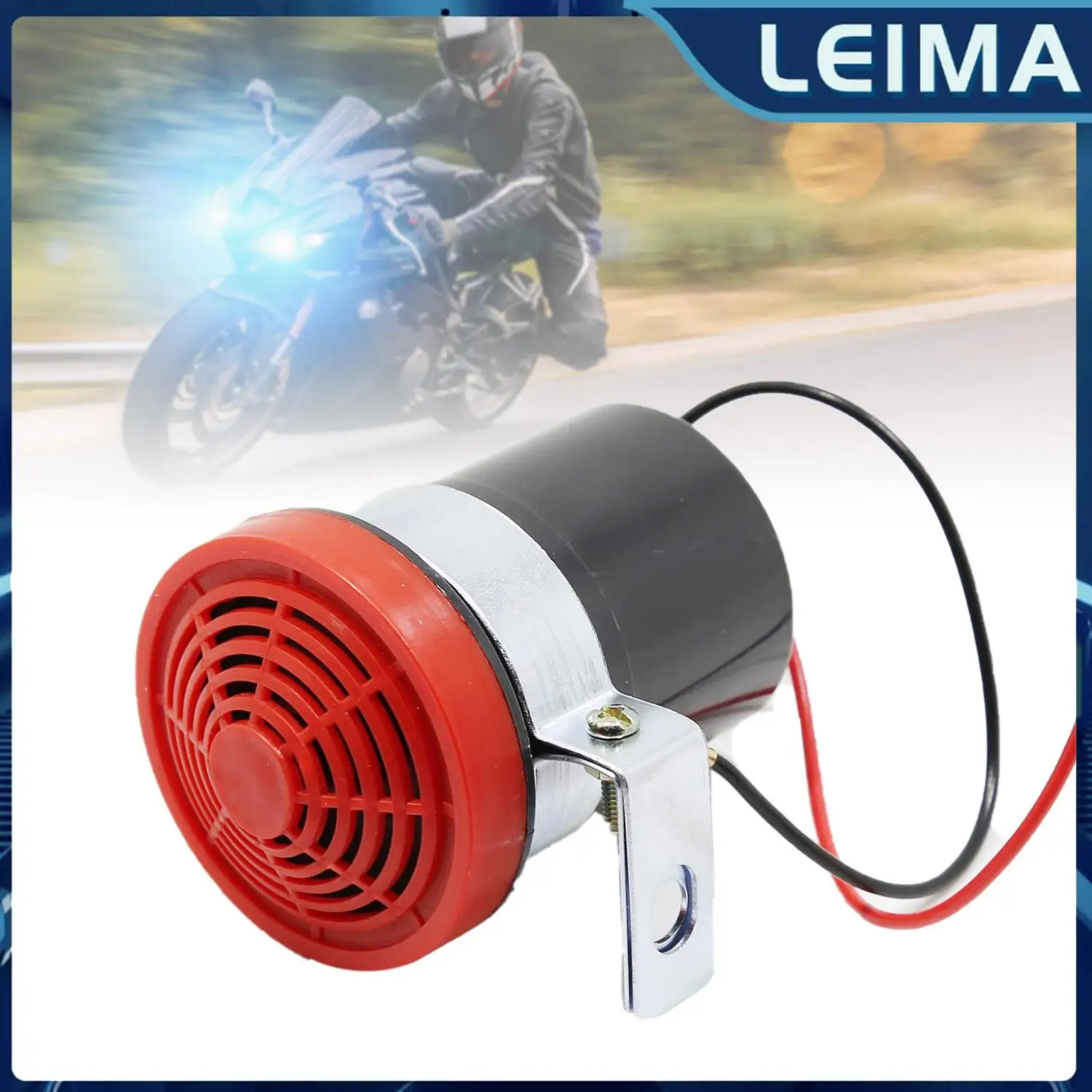 1pc 12/24V 300DB alarme de recul bip Signal sonore avertissement voiture alerte alarme de secours avertissement sonore pour véhicule voitures Auto camions