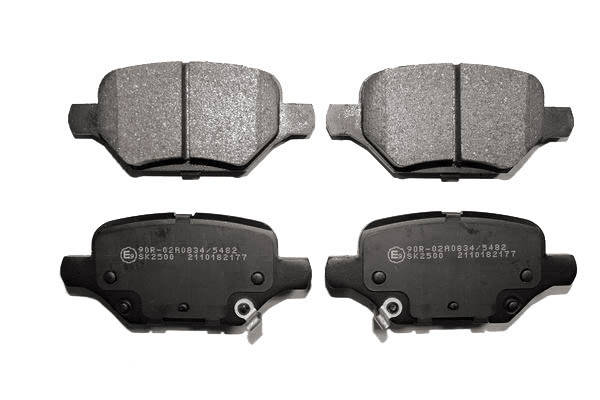 LPR Bremsbelagsatz OPEL,CHEVROLET,VAUXHALL 05P2177 42539413,42676740,42539412 Image