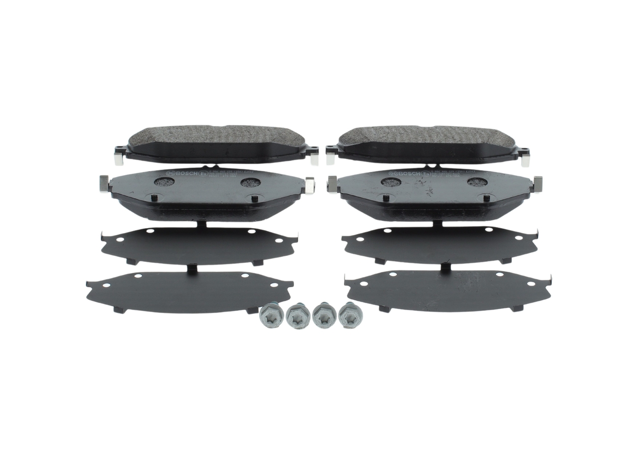 BOSCH Bremsbelagsatz MERCEDES-BENZ 0 986 460 129 A0004207302,0084202820,0084203820 A0004209103,A0004209300,0004209103,4207302,4209103,84202820 Image