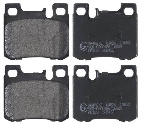 A.B.S. Bremsbelagsatz MERCEDES-BENZ 36498/2 A0024200120,A0024200999,0024200120 0024200999 Image