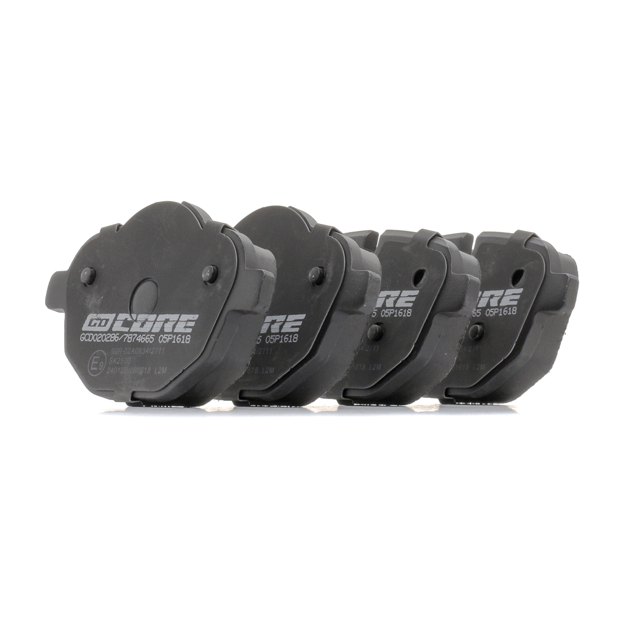 goCORE Bremsbelagsatz BMW GCD020286 34216788284,34216796741,34216870558 34216870565,34212449288,34216861543,34216885451,34218847062,34212449289 Image