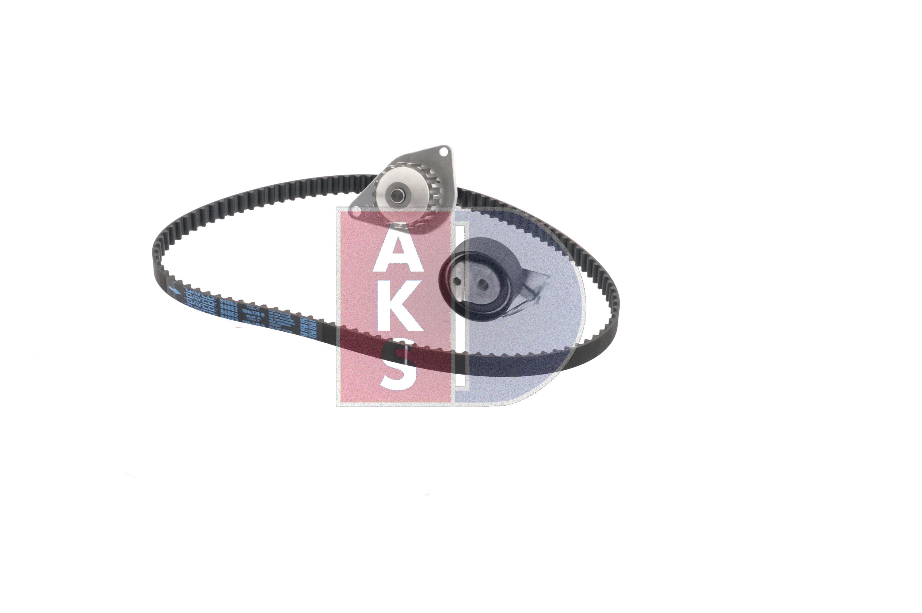 AKS DASIS Wasserpumpe + Zahnriemensatz FIAT,PEUGEOT,CITROËN 570302N 1609417080,9631169188,0360601402 Wasserpumpe + Zahnriemenkit 1201G0 Image