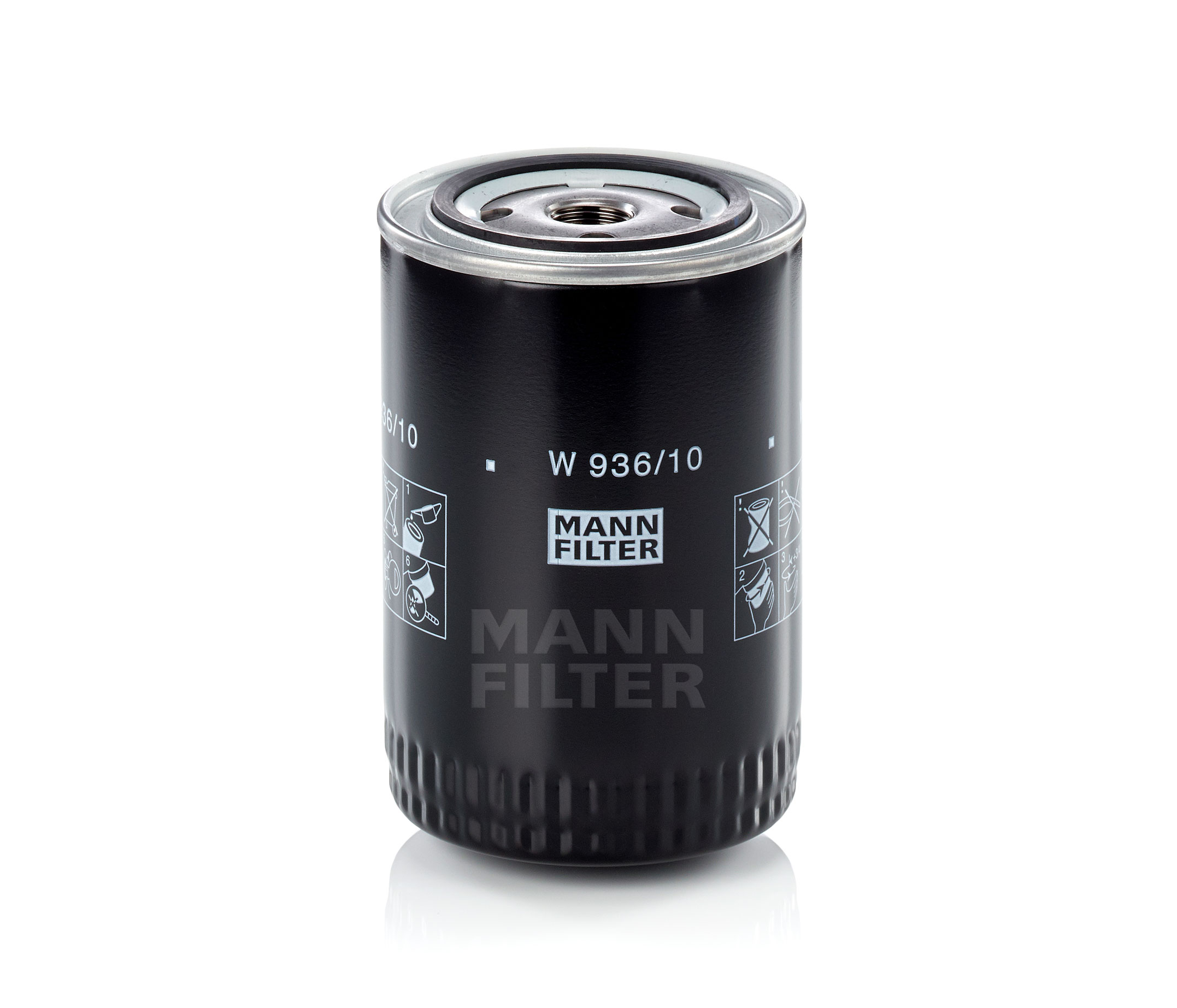 MANN-FILTER Ölfilter W 936/10 Motorölfilter,Filter für Öl Image