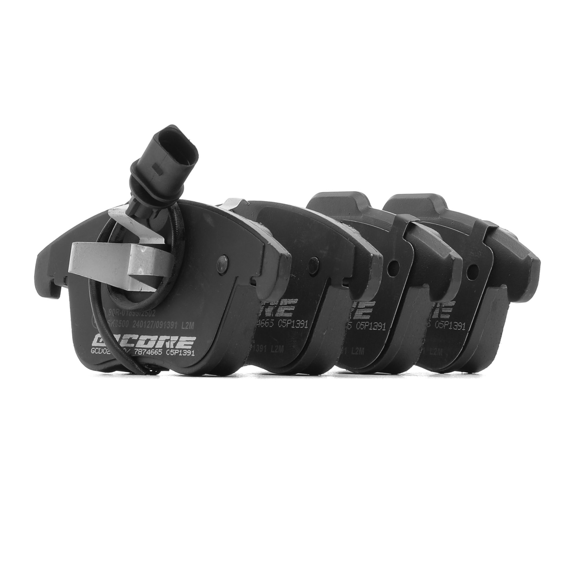 goCORE Bremsbelagsatz AUDI GCD020200 8K0698151A,8K0698151F,8K0698151P L8K0698151A,L8K0698151F,8K0098301F Image