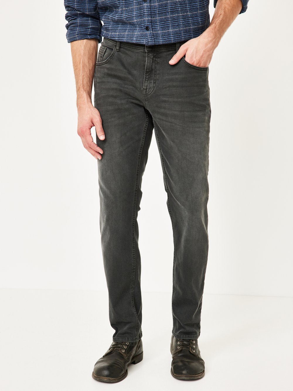 Paddock`s 5-Pocket Jeans Herren grün, 33-30 Image