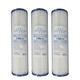 10" Pleated Washable Reusable Sediment Water Filter Cartridge 5 Micron Fits all 10" Water Filter Housings (3 pack)